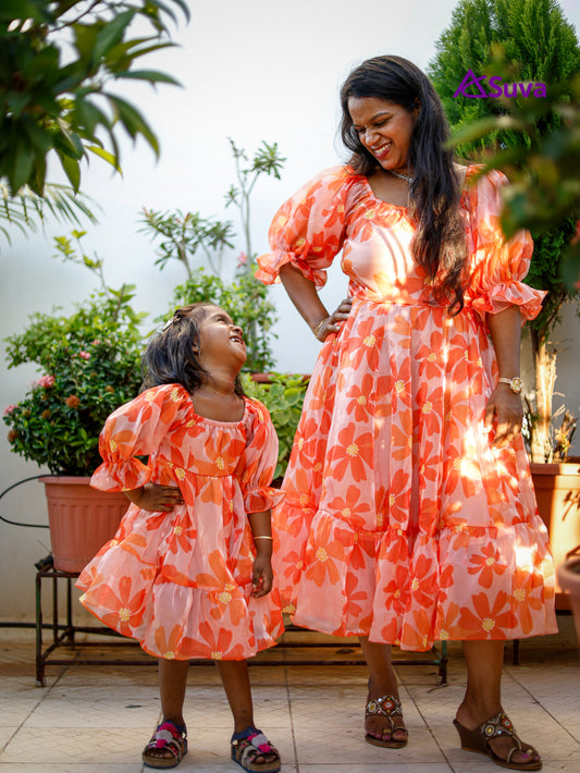 Vibrant Orange Dress