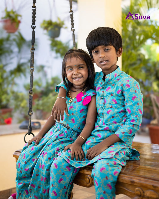 Brother sister Combo Kids Kurtha